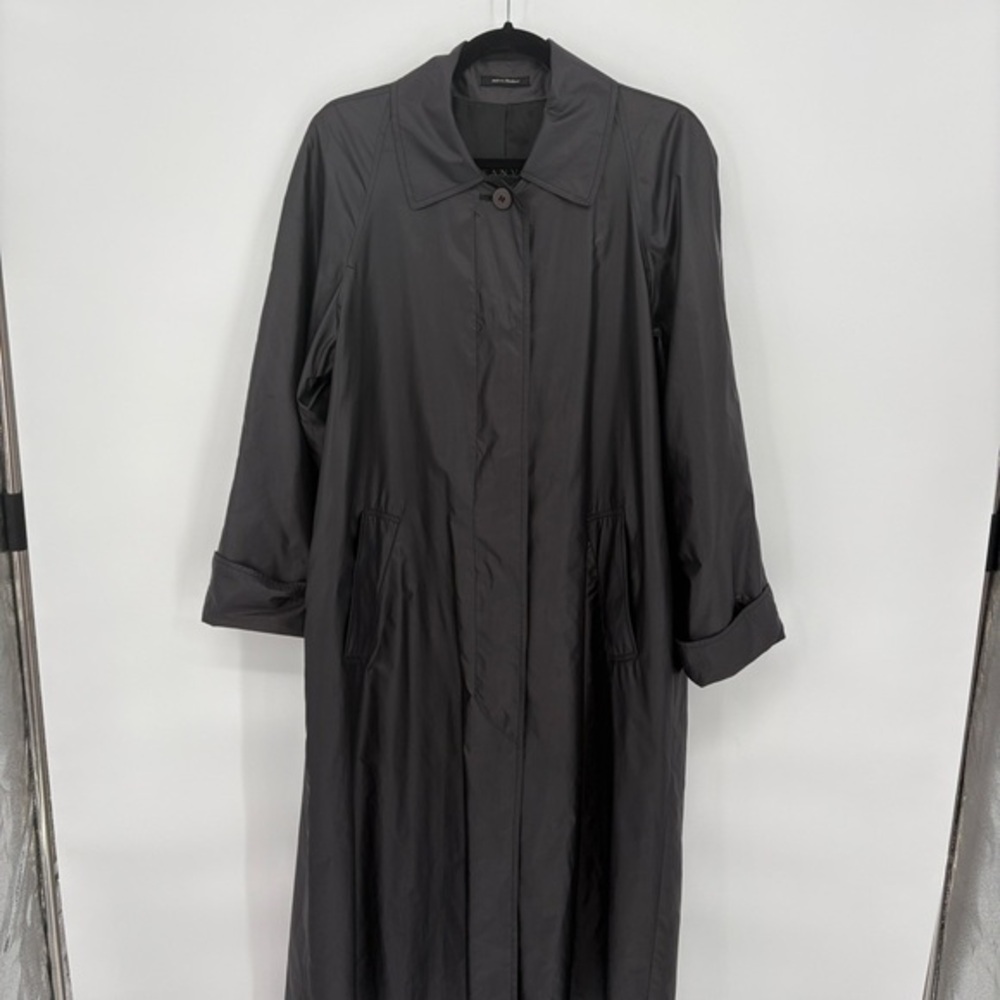🦧 Sanyo grey full length a line Trench Coat